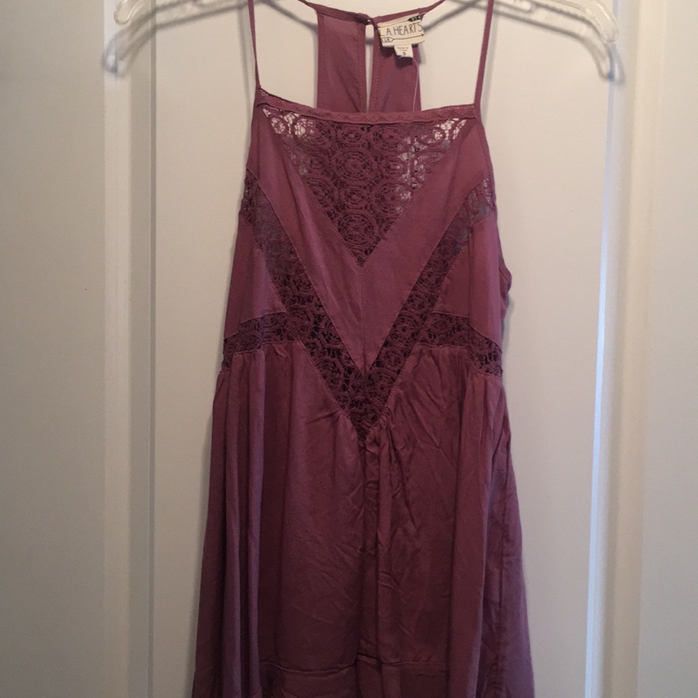 Purple LA Hearts top